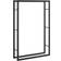 [en.casa] Range-Bûches Pour Usage Intérieur 100 x 25 x 150 cm Noir